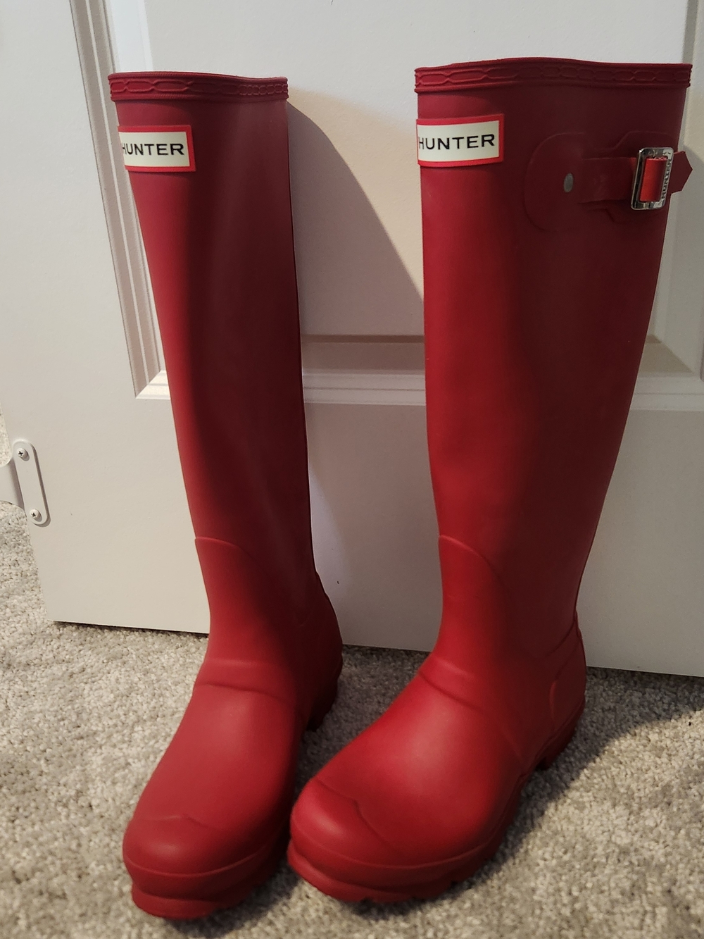 Hunter Tall Red Rain Boots